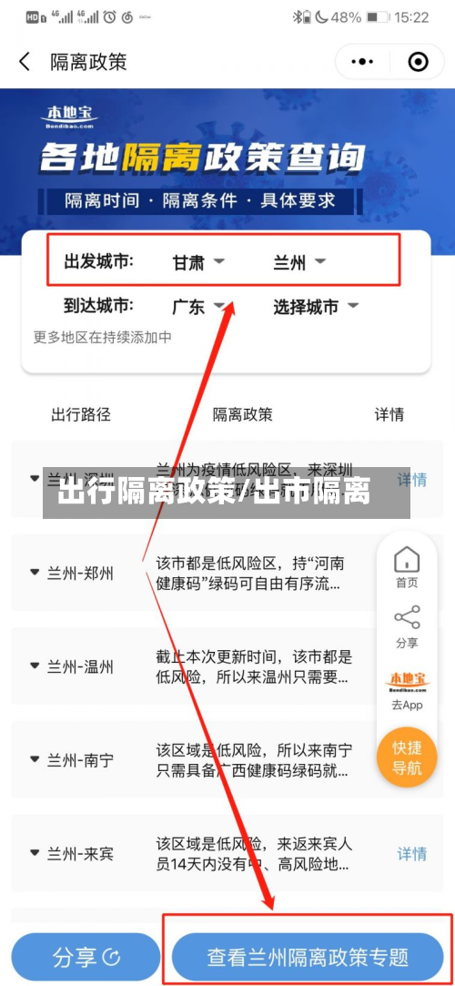 出行隔离政策/出市隔离-第2张图片