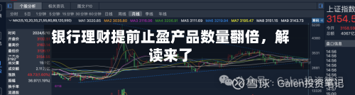 银行理财提前止盈产品数量翻倍	，解读来了-第2张图片